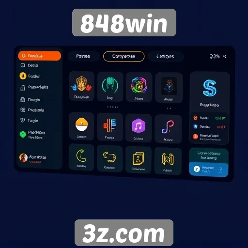 Interface do usuário no 848win é intuitiva e acessível